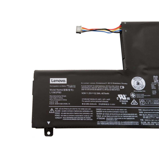 باتری اورجینال لپ تاپ لنوو Pn: L14M3P21) Ideapad 300S-14ISK)