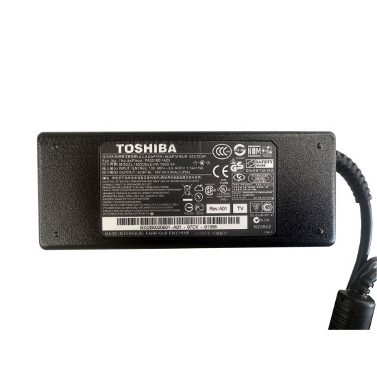 شارژر لپ تاپ توشیبا Tosiba 19V 3.95A Pin 5.5*2.5 mm