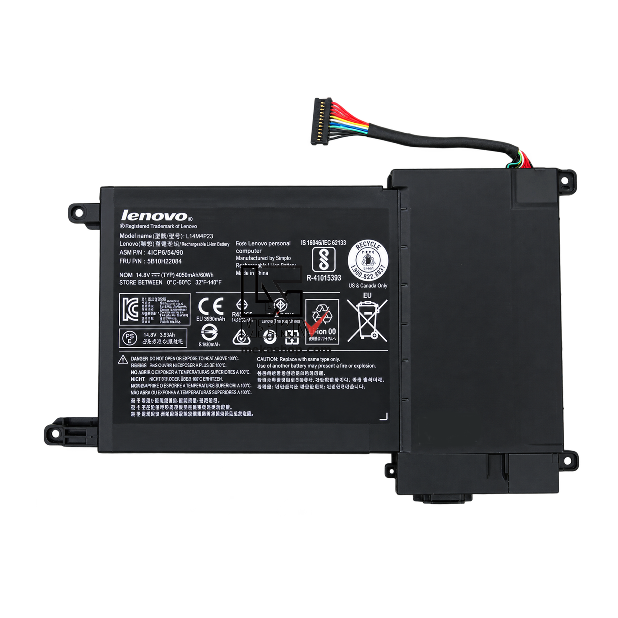 باتری لپ تاپ لنوو Lenovo IdeaPad Y700 مدل L14M4P23