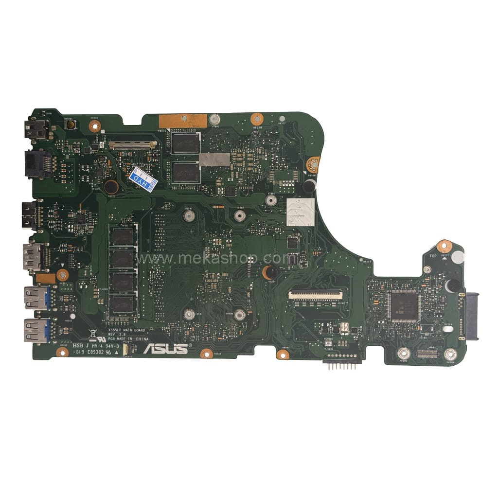 مادربرد لپ تاپ ایسوس  Asus X555LD CPU I5-5200U / Rev 3.6 / 30Pin / Ram 4GB / VGA 2GB گرافیک دار