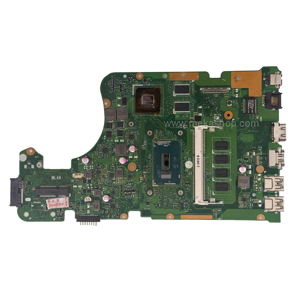 مادربرد لپ تاپ ایسوس X555LD CPU I5-5200U /Rev 3.3 / 30Pin / Ram 4GB / VGA 2GB گرافیک دار معکوس