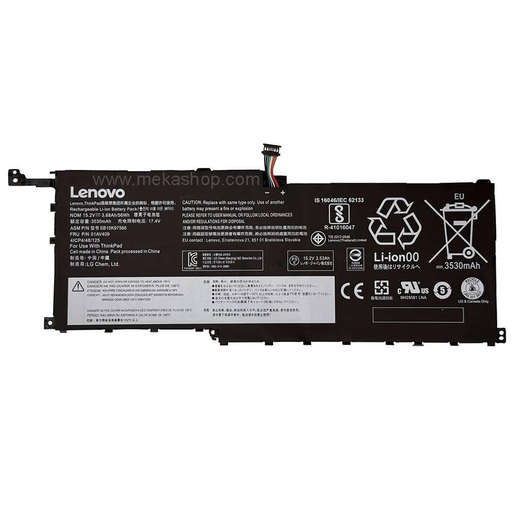 باتری اورجینال لپ تاپ لنوو Pn: 01AV409) Lenovo...