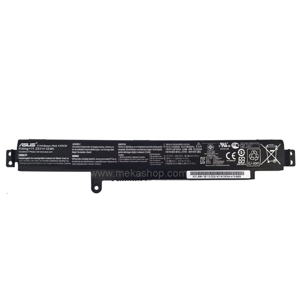 باتری اورجینال لپ تاپ ایسوس Pn: A31N1311) Asus X102 3Cells)