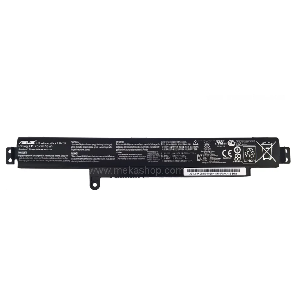 باتری اورجینال ایسوس مدل A31N1311 مناسب لپ تاپ Asus X102باتری اورجینال ایسوس مدل A31N1311 مناسب لپ تاپ Asus X102