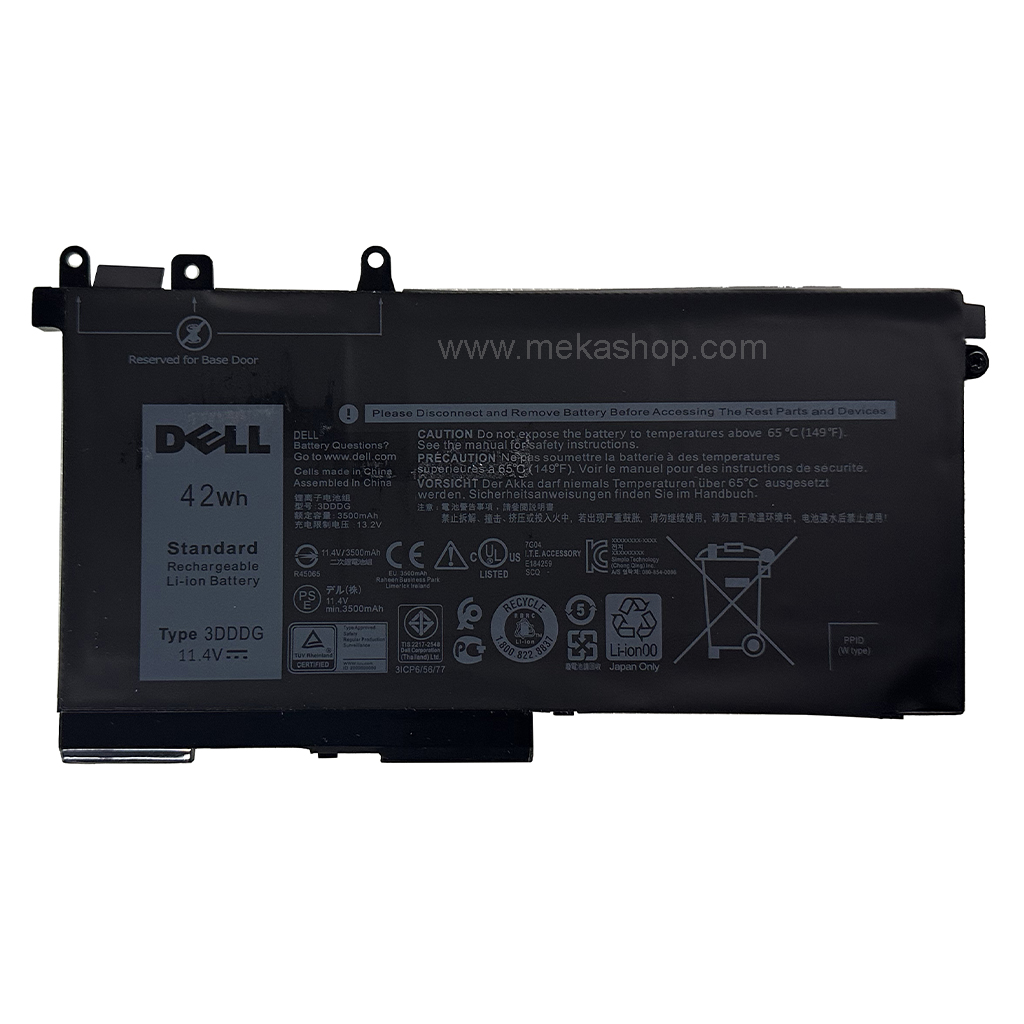 باتری اورجینال لپ تاپ دل Pn: 3DDDG) Dell Latitude 5280)