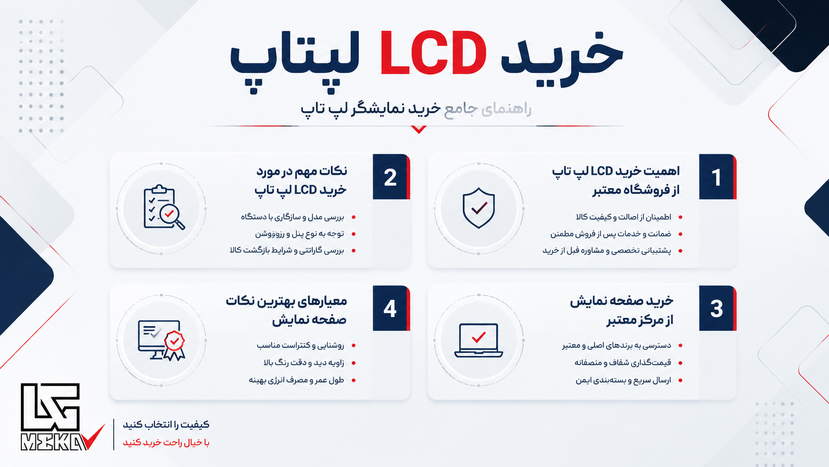 خرید صفحه نمایش لپ تاپ