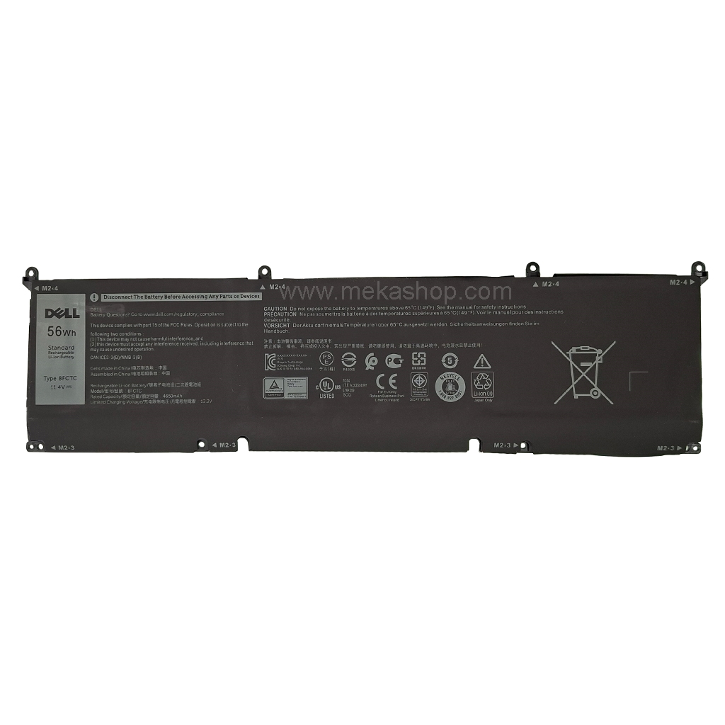 باتری اورجینال لپ تاپ دل Pn: 8FCTC) Dell Precision 5550 3Cells)