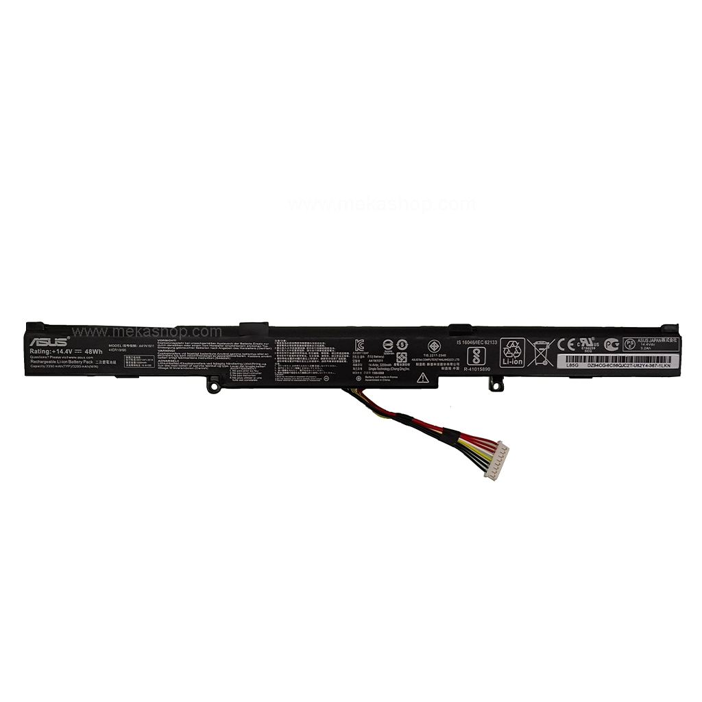 باتری اورجینال لپ تاپ ایسوس Pn: A41N1611) Asus...