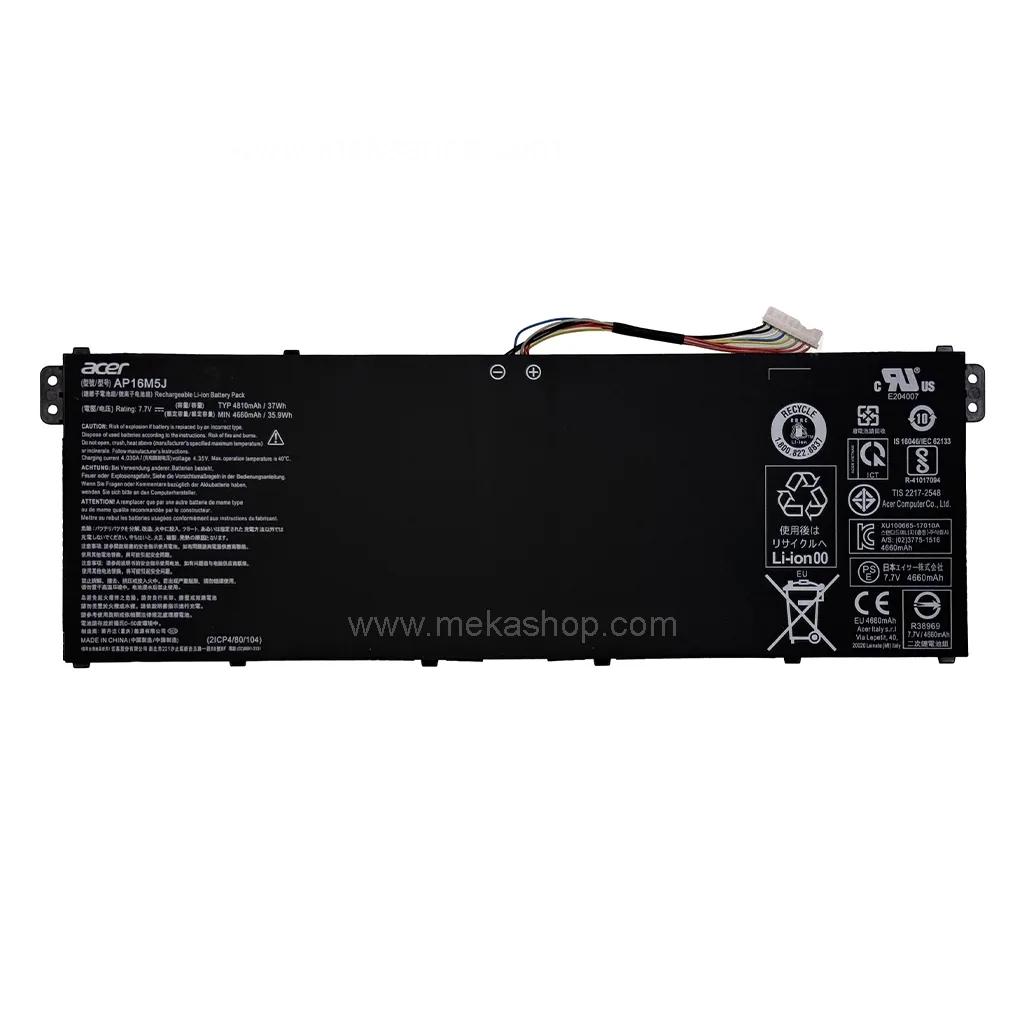باتری اورجینال لپ تاپ ایسر PN: AP16M5J) Acer...
