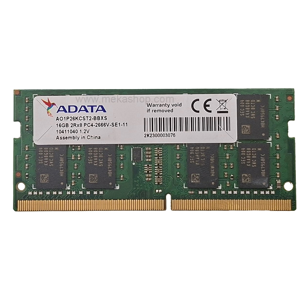رم لپ تاپ ای دیتا Adata DDR4 2666MHz PC4 CL19 16GB