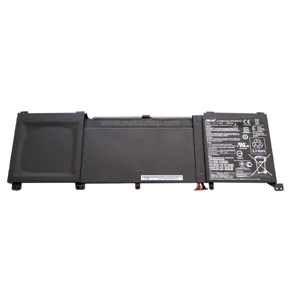 باتری اورجینال لپ تاپ ایسوس Pn: C32N1415) Asus ZenBook Pro UX501 6Cells)