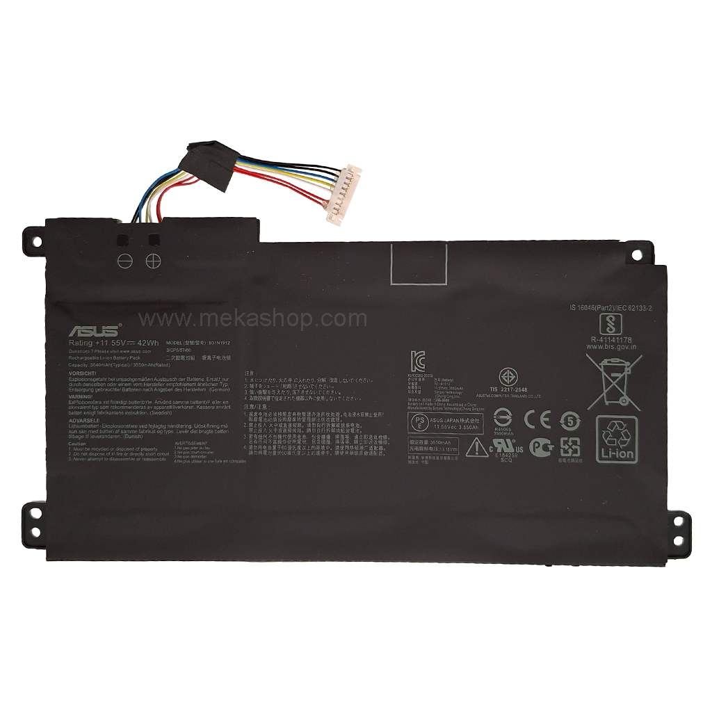 باتری اورجینال لپ تاپ ایسوس Pn:B31N1912) Asus VivoBook 14 E410MA 3Cells)