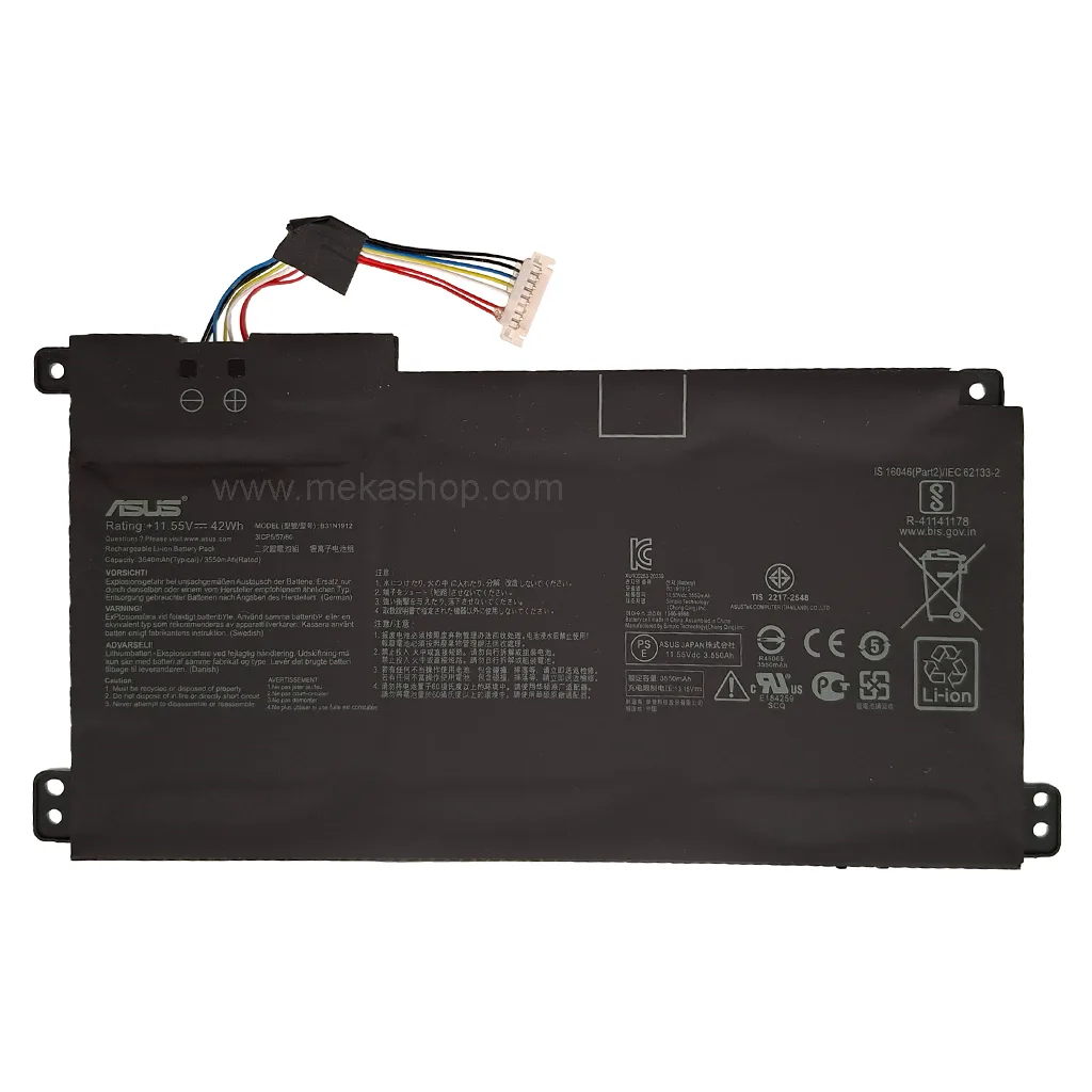باتری اورجینال لپ تاپ ایسوس Pn:B31N1912) Asus VivoBook...
