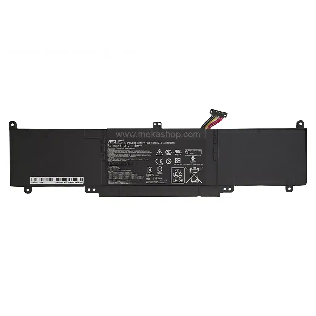 باتری اورجینال لپ تاپ ایسوس Pn: C31N1339) Asus...