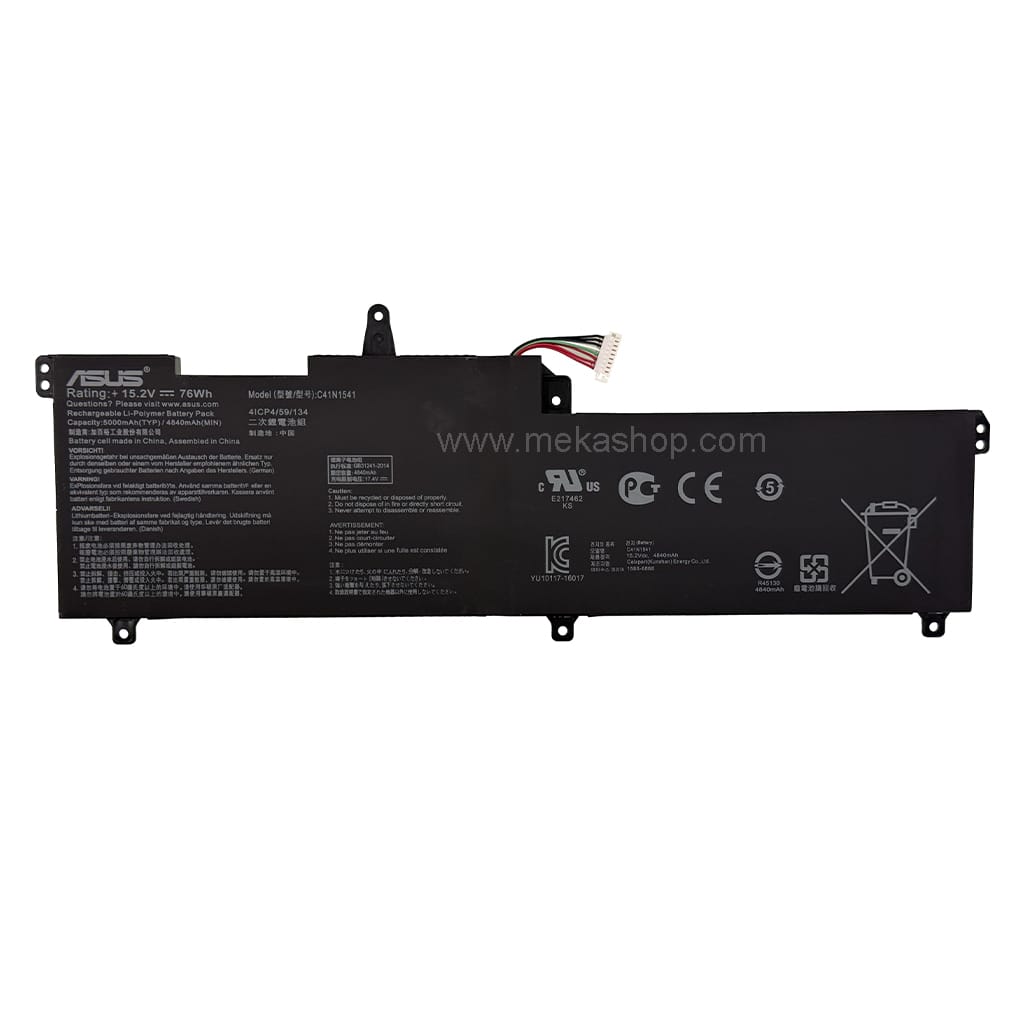 باتری اورجینال لپ تاپ ایسوس Pn: C41N1541) Asus Rog STRIX G702V)