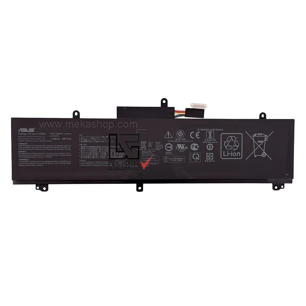 باتری اورجینال لپ تاپ ایسوس Asus C41N1837 مناسب GU502 GX502