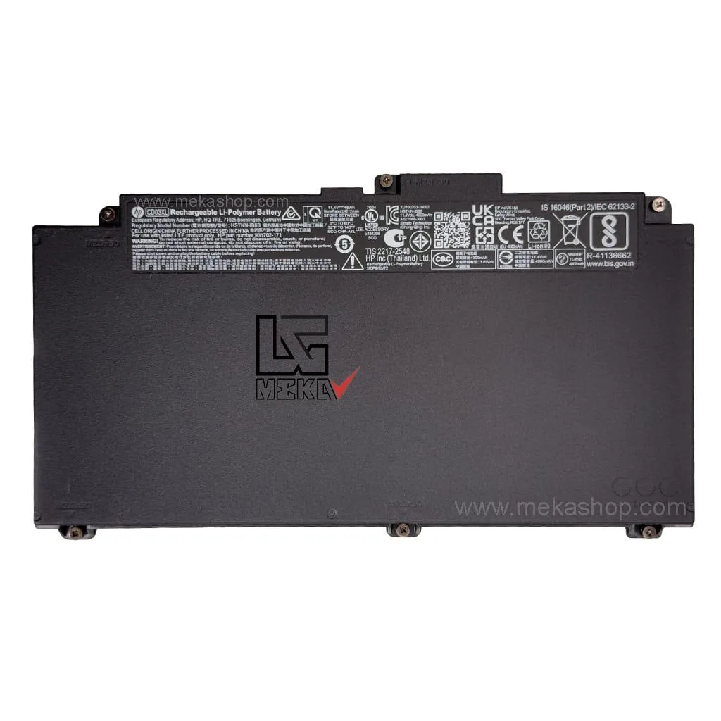باتری اورجینال لپ تاپ HP ProBook 640 G4 مدل CD03XL سه سلول