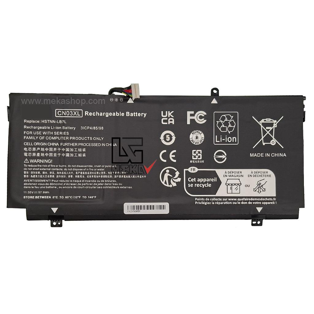 باتری لپ تاپ اچ پی HP Spectre X360 مدل CN03XL — تصویر ۲