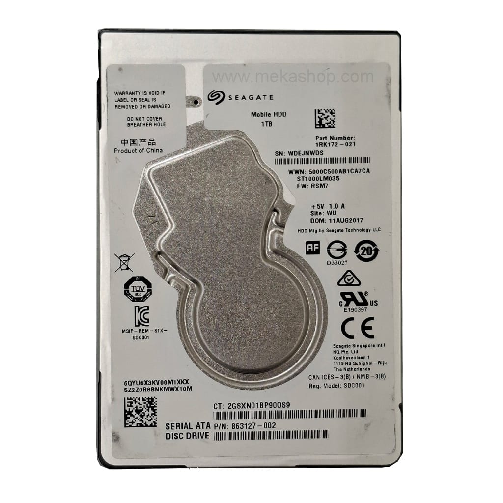 هارد لپ تاپ سیگیت یک ترابایت HDD Laptop Seagate 1TB Sata 5400 PRM