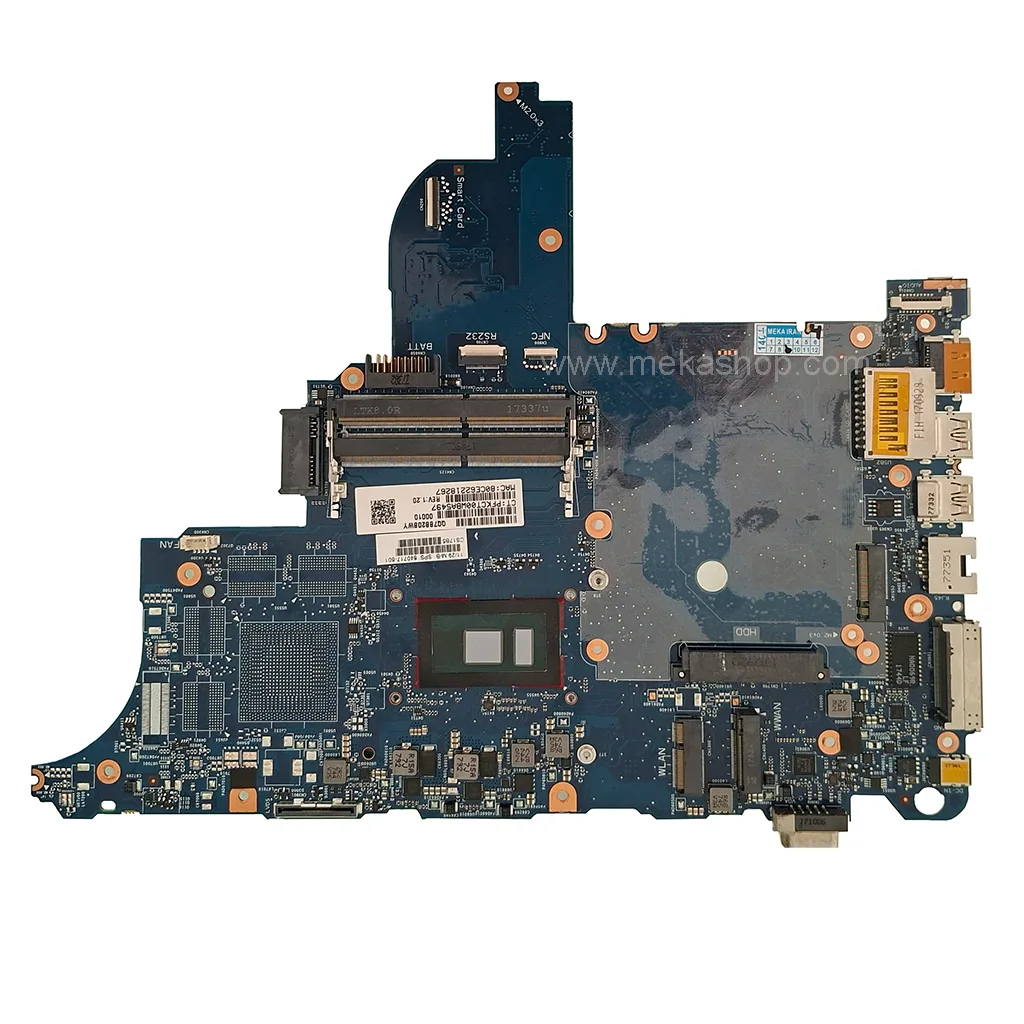 مادربرد لپ تاپ اچ پی HP ProBook 650-G2 CPU-I5-6200 2GB GM بدون گرافیک