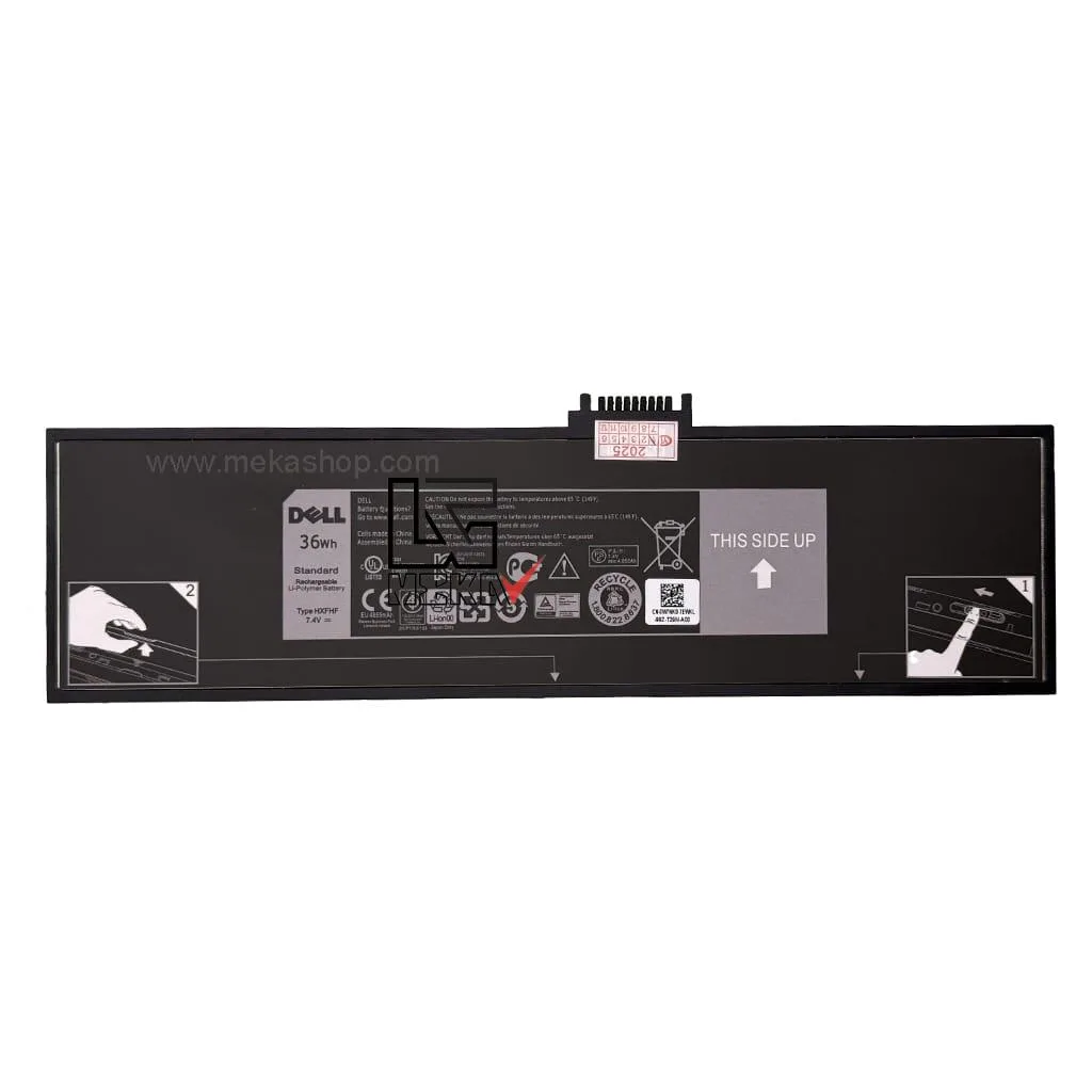 باتری اورجینال لپ تاپ دل Pn: HXFHF) Dell Venue 11 Pro 7130 7139)
