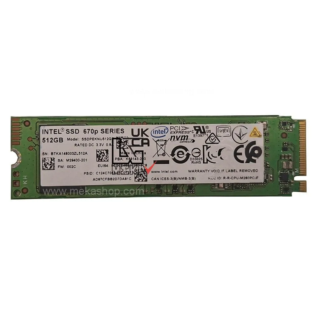 INTEL SSD 512GB
