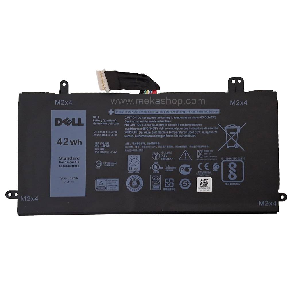 باتری اورجینال لپ تاپ دل Pn: J0PGR) Dell Latitude 12 5285 5290 4Cells)