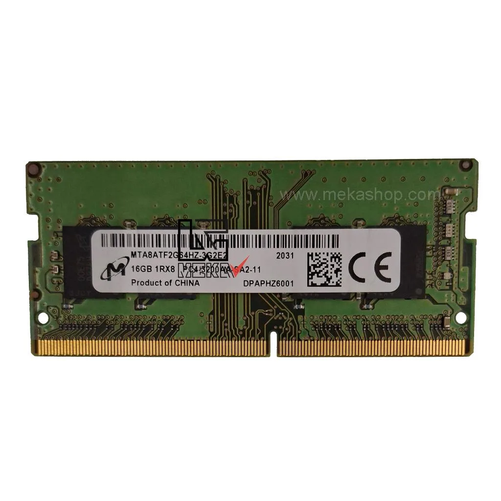 رم لپ تاپ میکرون Micron DDR4 3200MHz PC4 CL22...