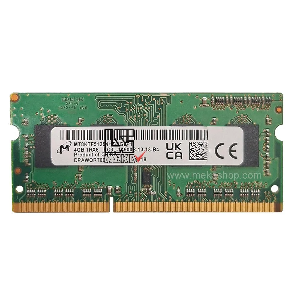 رم لپ تاپ میکرون Micron DDR3L 1866MHz PC3L-14900s CL13...