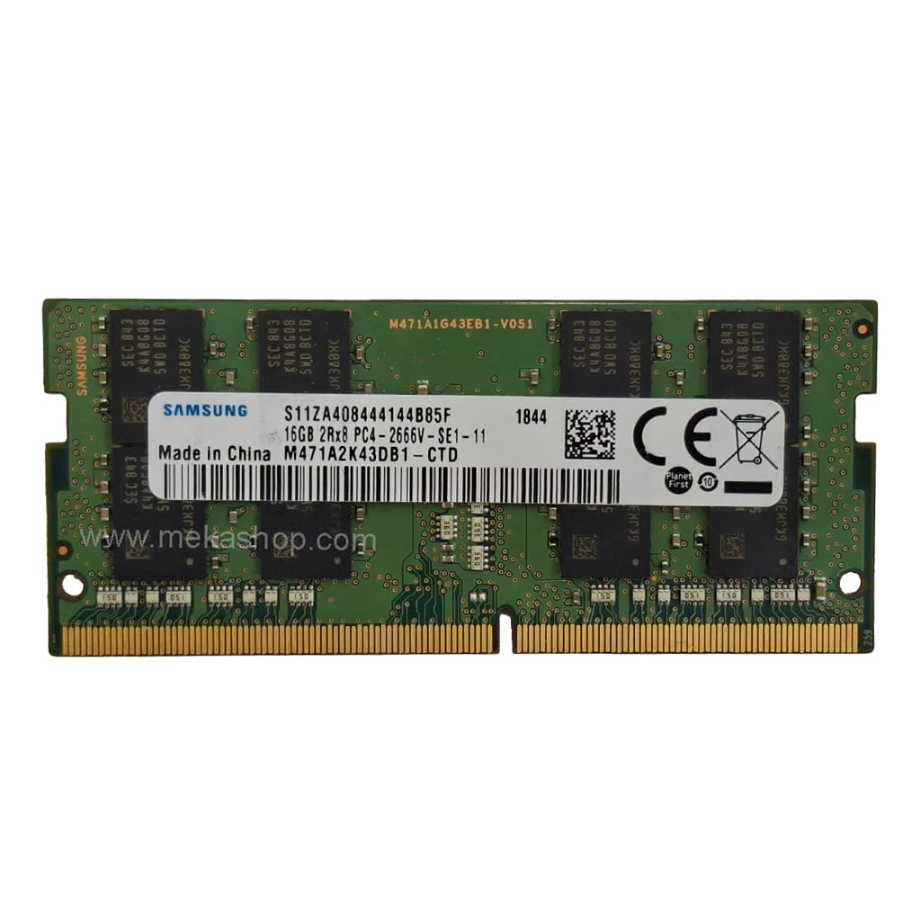 رم لپ تاپ سامسونگ  Sumsung DDR4 2666MHz PC4 16GB CL19