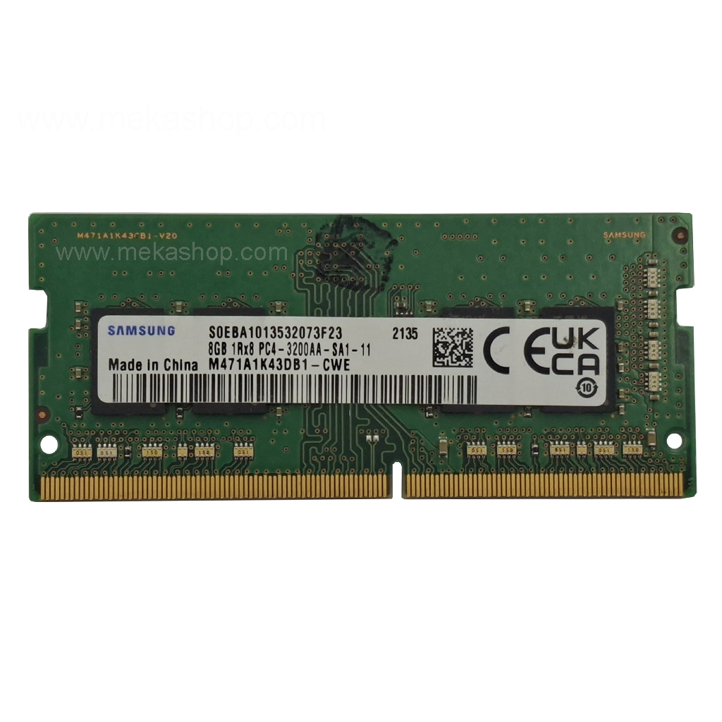 رم لپ تاپ سامسونگ Sumsung DDR4 3200MHz PC4 CL11 8GB