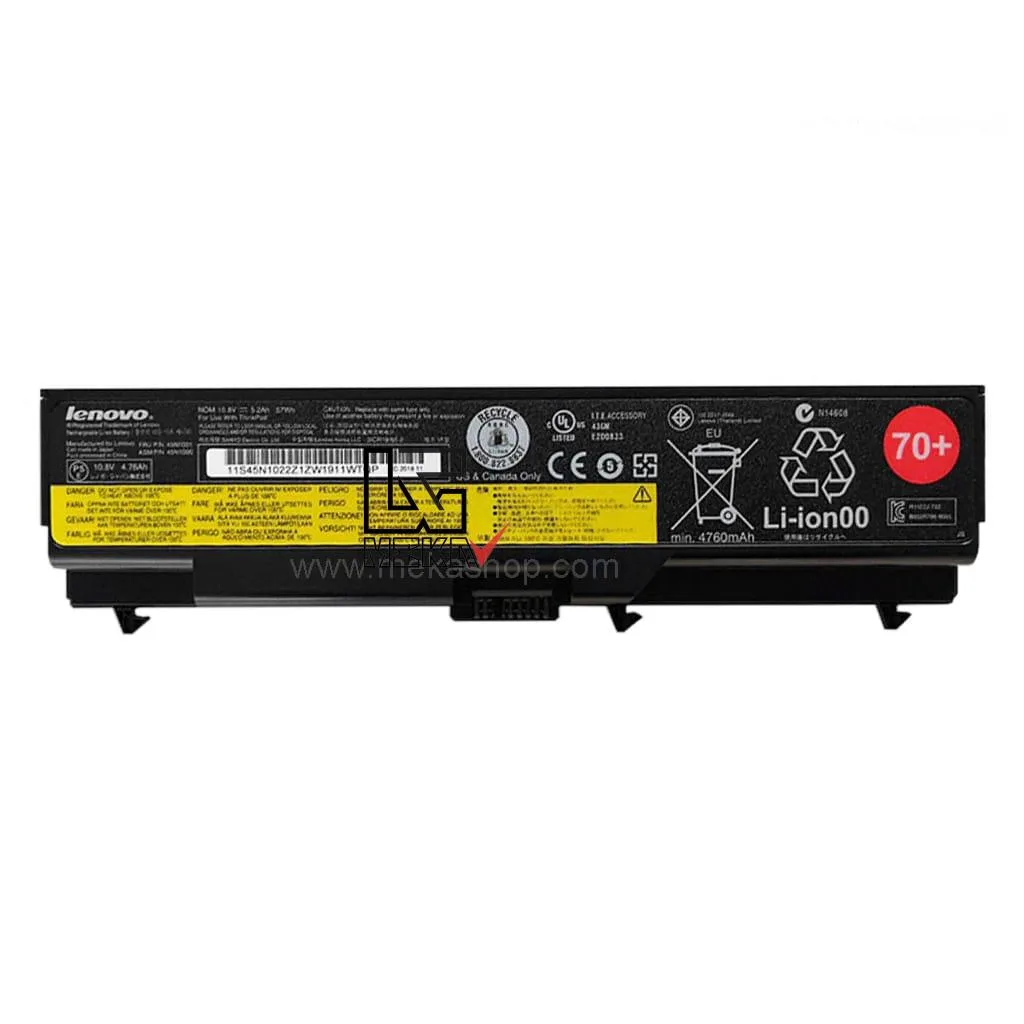 باتری اورجینال لپ تاپ لنوو 70+ Pn: 42T4791) Lenovo ThinkPad T410)