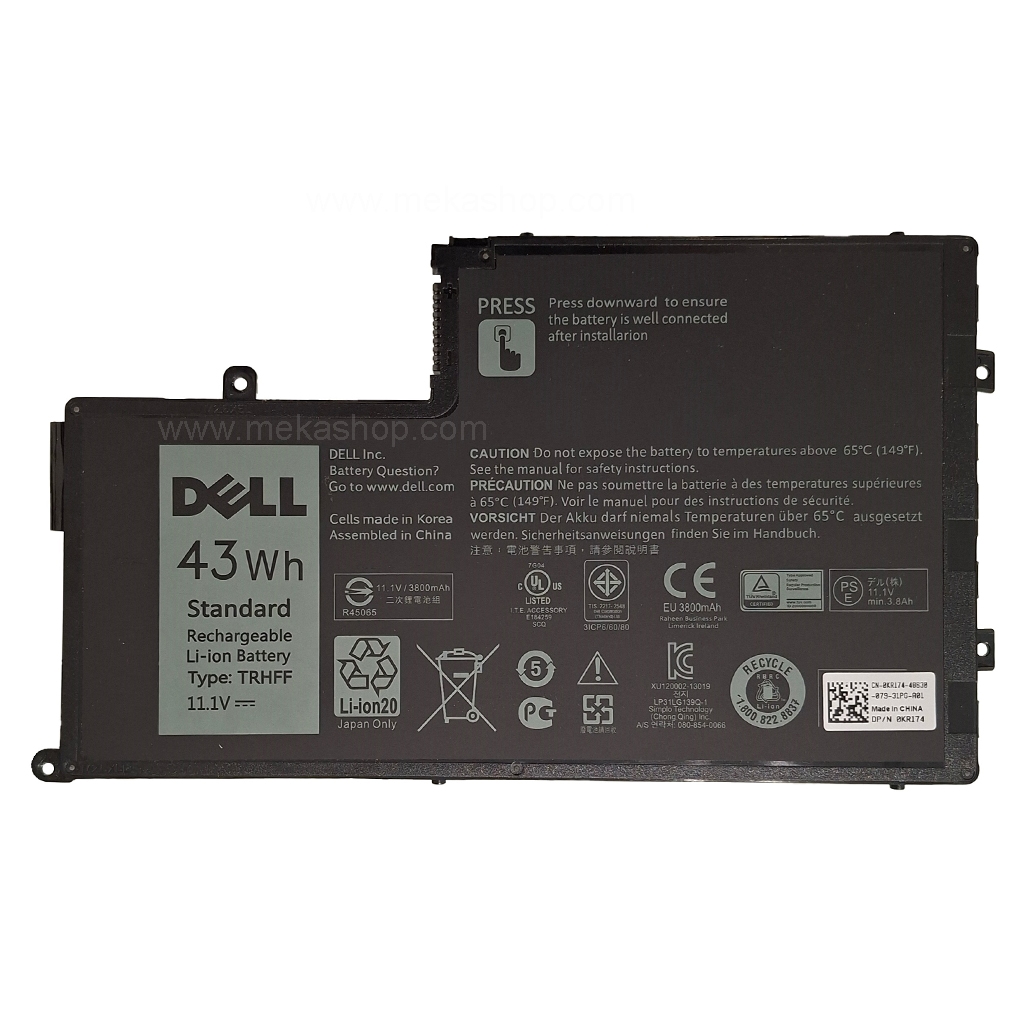 باتری اورجینال لپ تاپ دل Pn: TRHFF) Dell Inspiron 14 5442 3Cells)