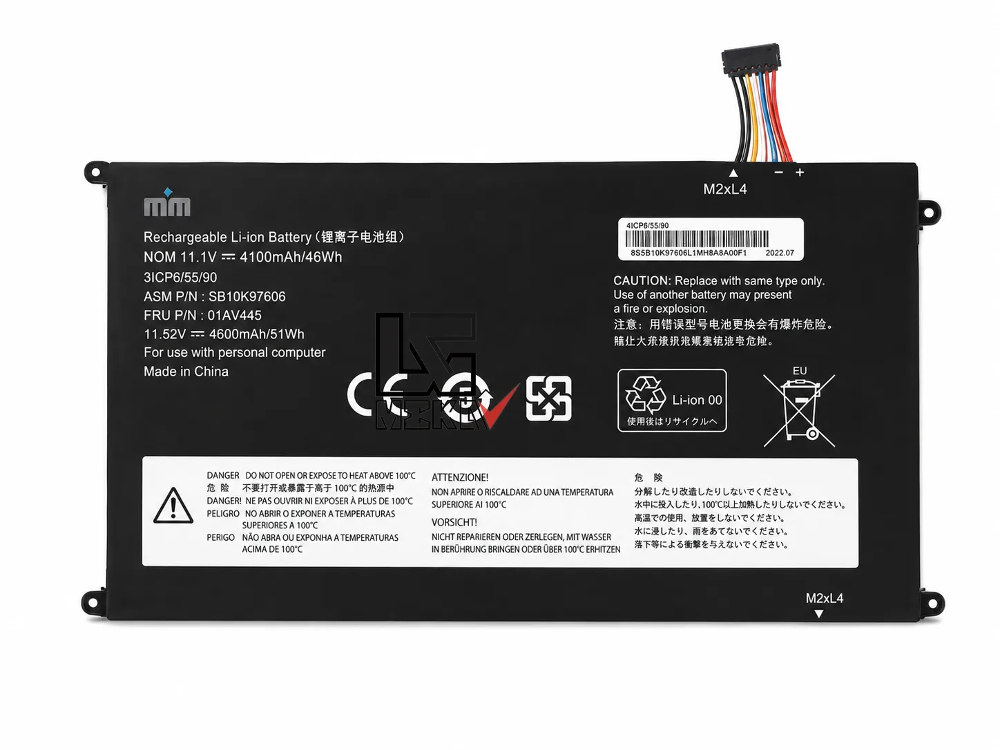 باتری لپ تاپ لنوو Pn: 01AV445) Lenovo Thinkpad...