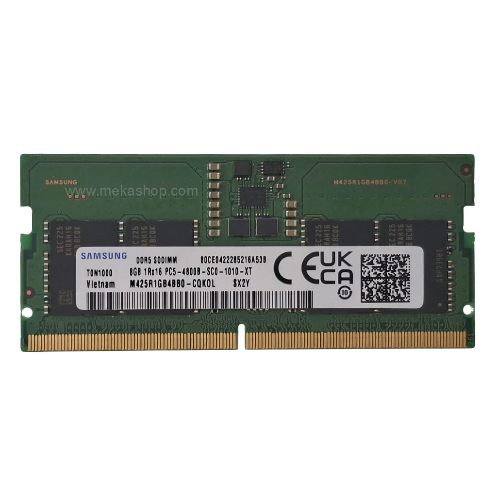 رم لپ تاپ سامسونگ Sumsung DDR5 4800MHz PC5 CL40 8GB
