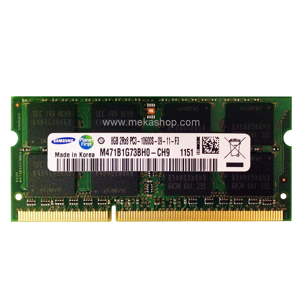 رم لپ تاپ سامسونگ Sumsung DDR3 1333MHz PC3-10600 8GB