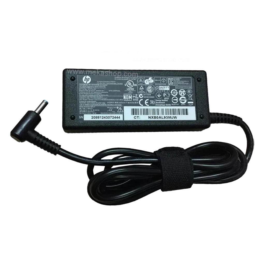 شارژر آداپتور اورجینال لپ تاپ اچ پی Hp 19.5V 2.31A Pin 4.5*3.0