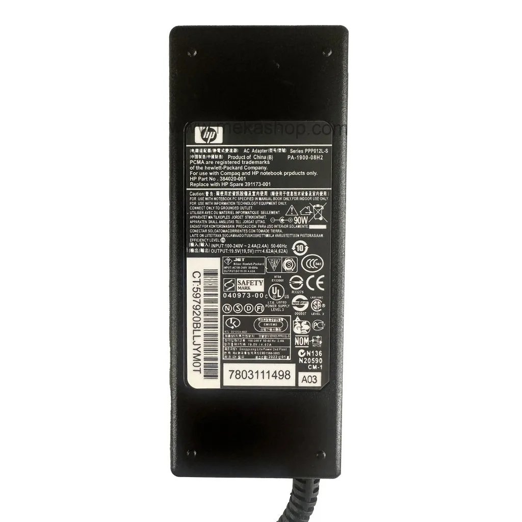 HP 19.5V 4.62A PIN 4.5 3