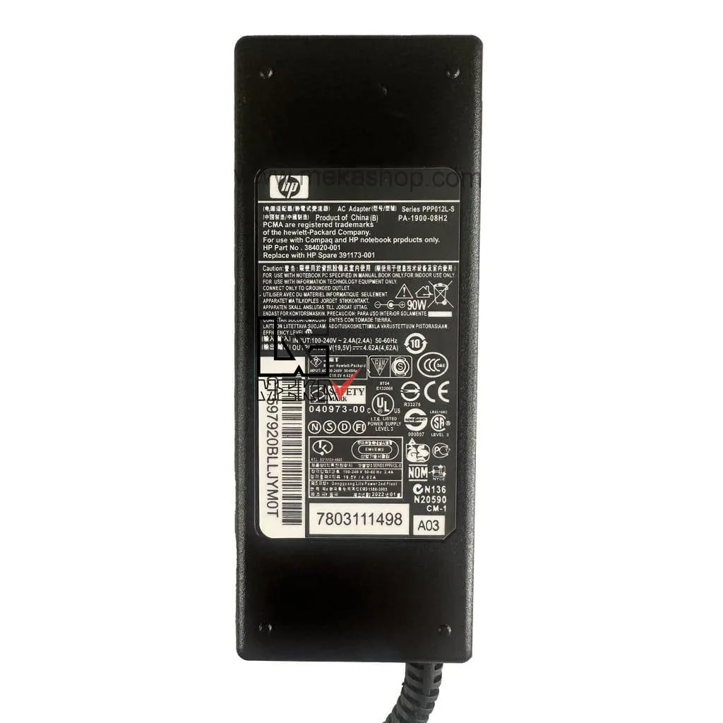 HP 19.5V 4.62A PIN 4.5 3