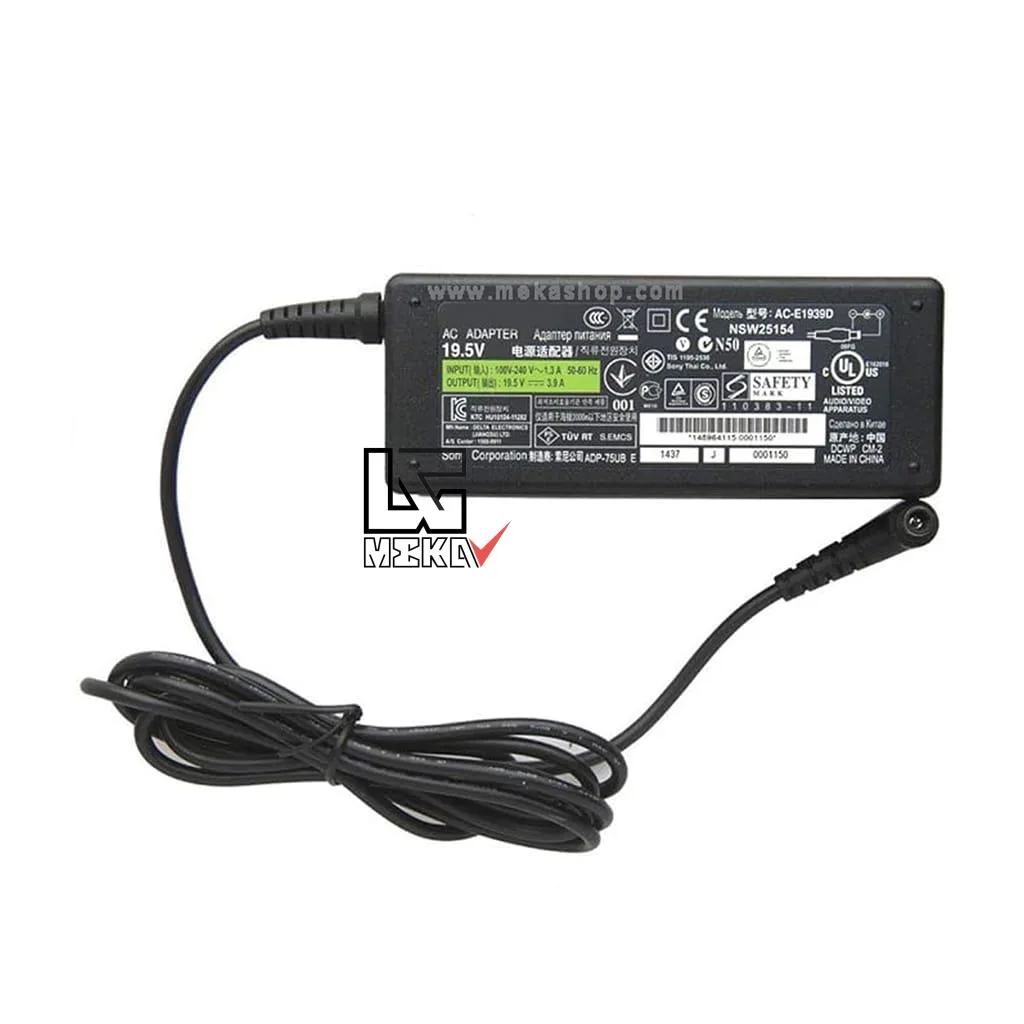 Sony 19.5V 3.9A PIN 6.5 4