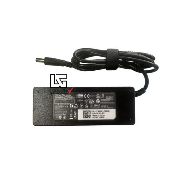 شارژر آداپتور اورجینال لپ تاپ دل DELL 19.5V 4.62A PIN 7.4*5.0