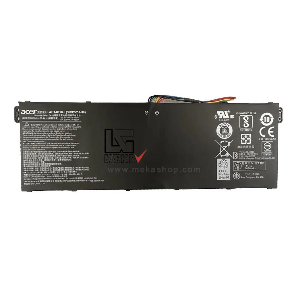 باتری اورجینال لپ تاپ ایسر Acer Aspire ES1 مدل AC14B18J