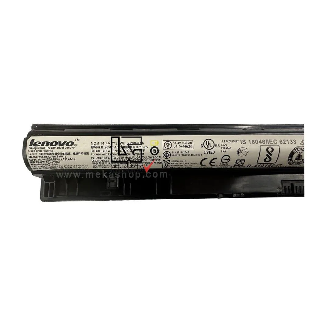 باتری اورجینال لپ تاپ لنوو Pn: L12L4A02) Lenovo G400s 4Cells)