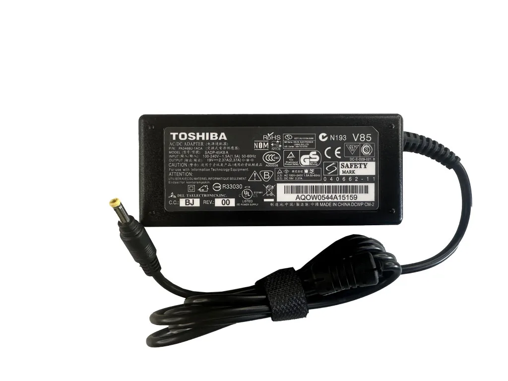 شارژر آداپتور لپ تاپ توشیبا Toshiba 19V 2.37A...