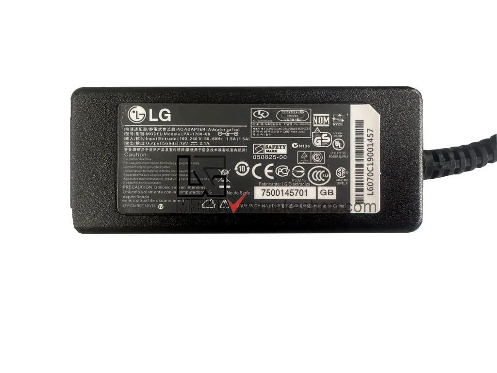 LG 19V 2.1A PIN 6.5 4.4