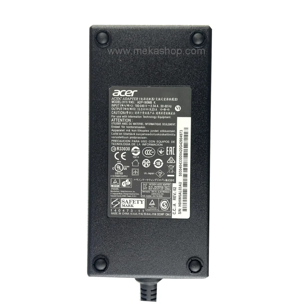 ACER-19.5V-9.23A-PIN-قرمز