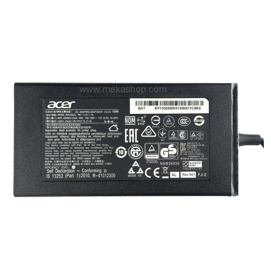 ACER-19V-7.1A-PIN-صورتی