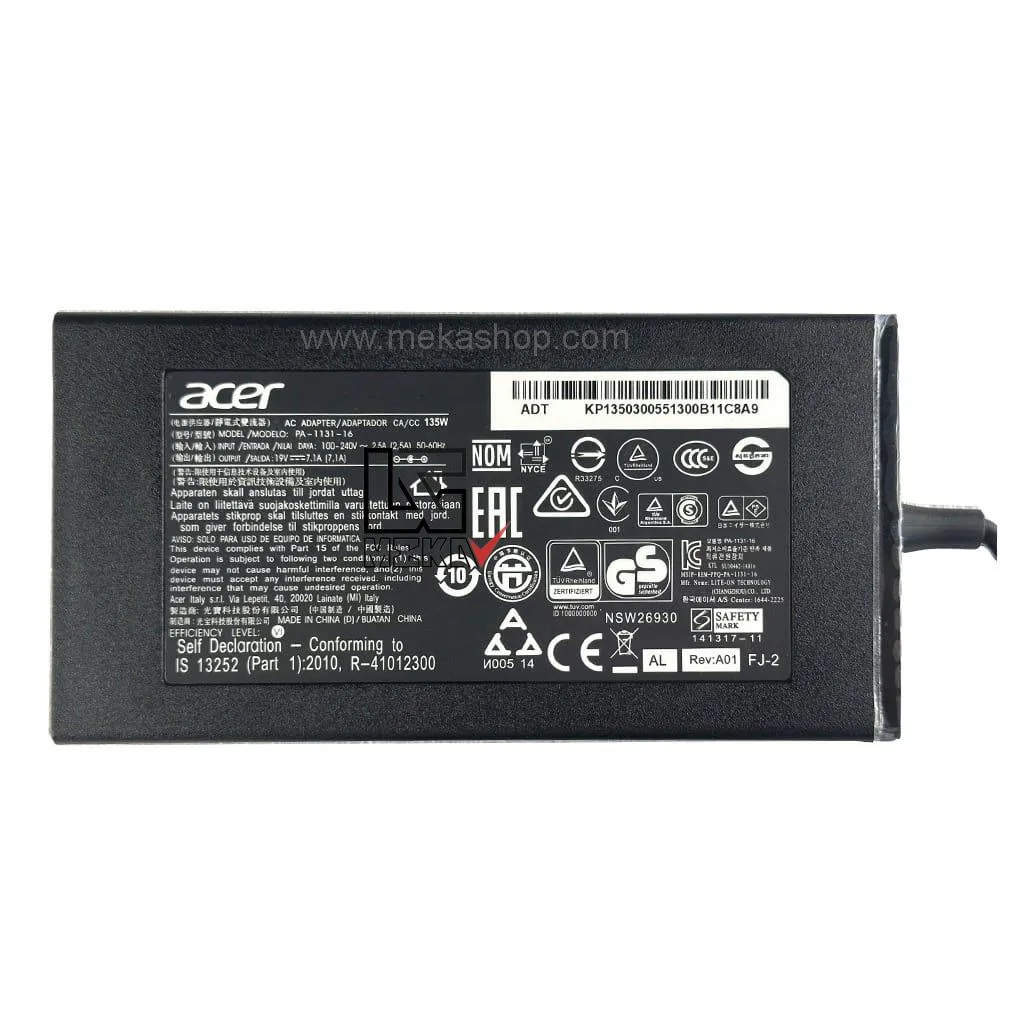 ACER-19V-7.1A-PIN-صورتی