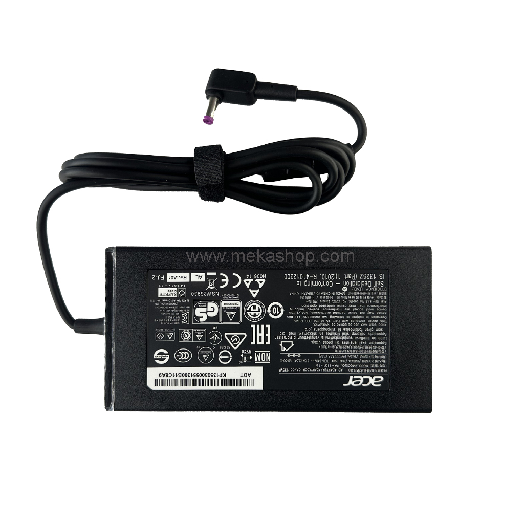 شارژر آداپتور اورجینال لپ تاپ ایسر Acer 19V 7.1A Pin 5.5*1.7