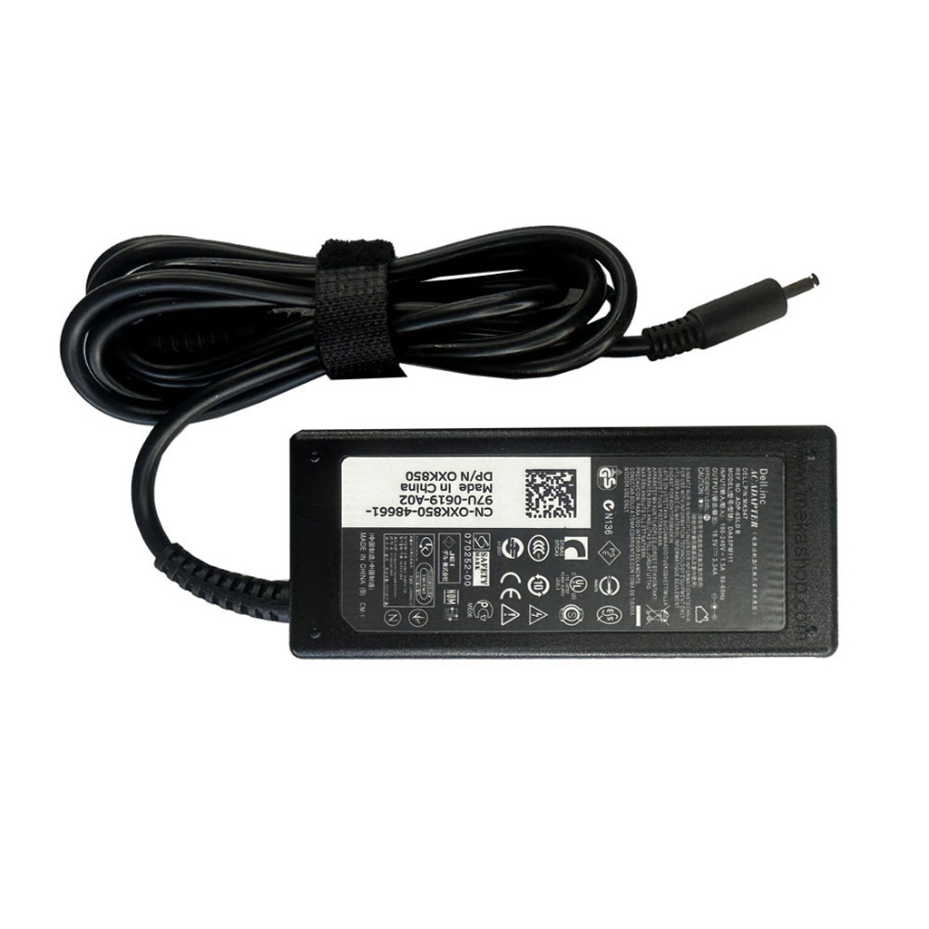 شارژر آداپتور لپ تاپ دل Dell 19.5V 3.34A Pin 4.5*3.0